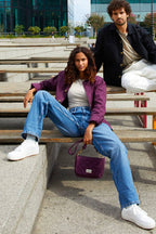 Sac matelassé Margault Bleu électrique