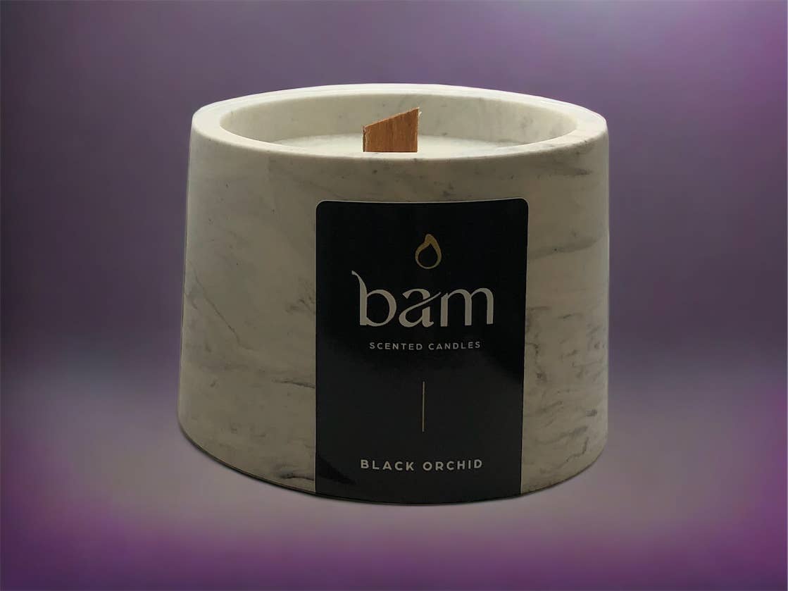 BAM - BOUGIE PARFUMÉE BLACK ORCHID - Collection CONE