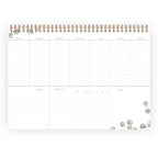 Agenda hebdomadaire A4 Eucalyptus