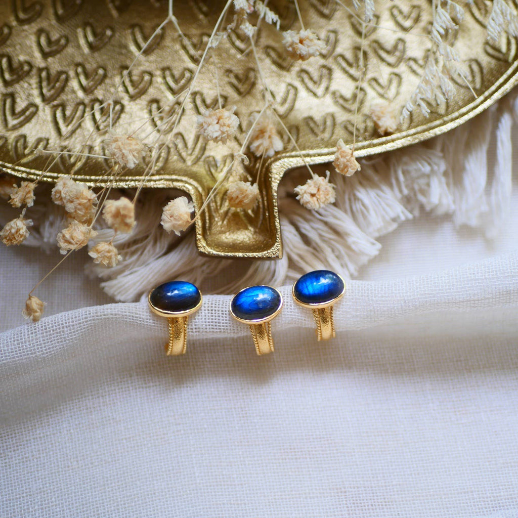 BAGUE MATHILDE LABRADORITE