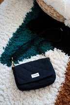 Sac matelassé Margault: Noir