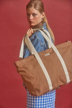 Sac weekend Jean: Cannelle