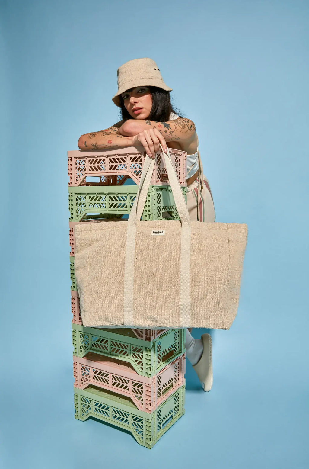 Cabas Jean - 10 coloris - Été: Jute