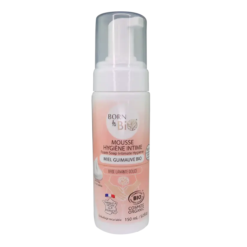 Mousse hygiène intime Miel Guimauve Bio Cosmos Organic
