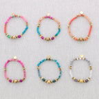 Bracelet élastique en acier avec pierres: Blank