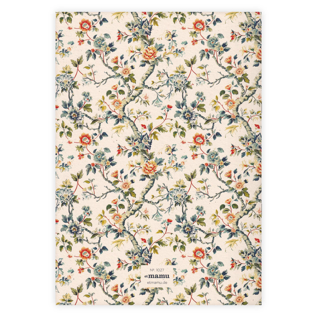 Carnet A4 | Chinoiserie 1: Grille de points (grille de points)