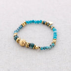 Bracelet élastique en acier avec pierres: Blank