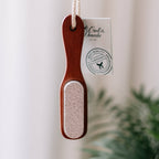 Pierre ponce poignée pédicure en bois pierre ponce callosité