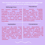 Savon Fouetté / Whipped Body soap 50ml: Framboise vanille