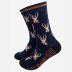 Coffret Cadeau Chaussettes Homme - Bleu Marine, Animaux de la Forêt: UK 7-11 | EU 40.5 -46 | US 8-12