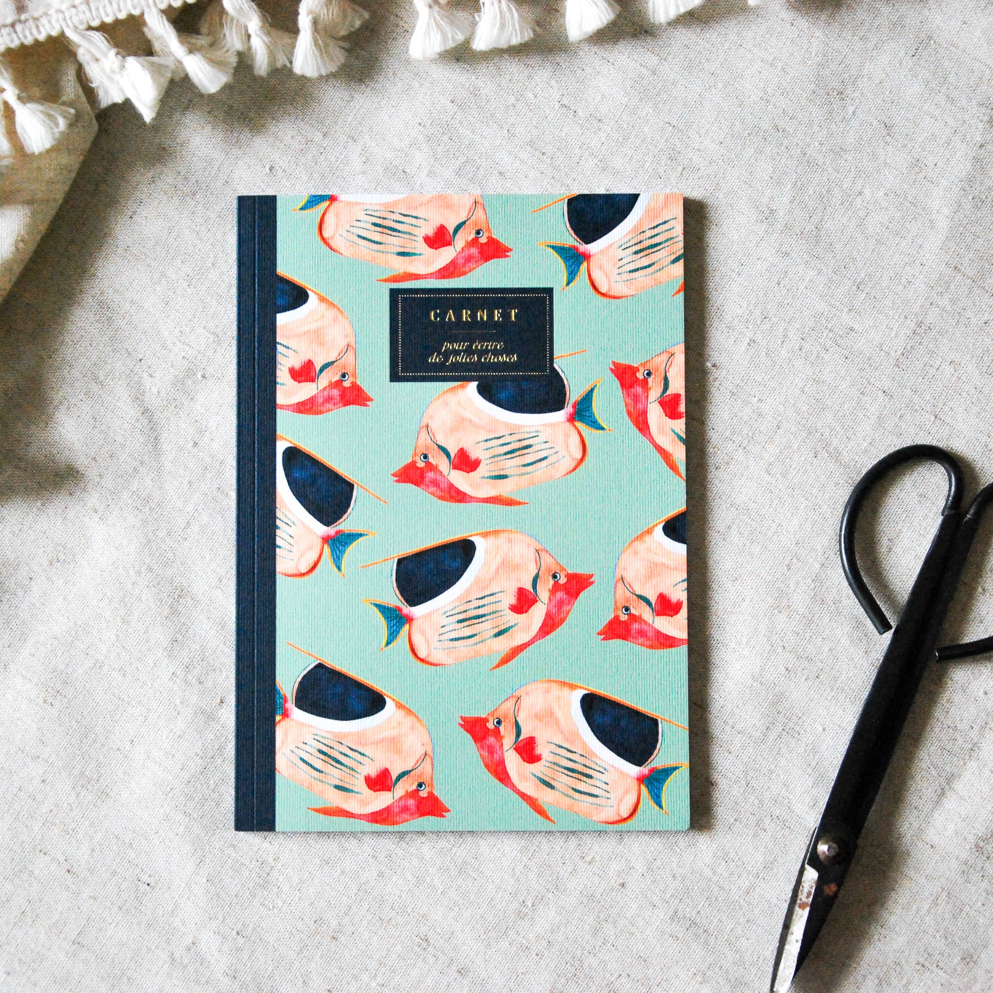 Papeterie Carnet A5 - Poisson Exotiques 🐠