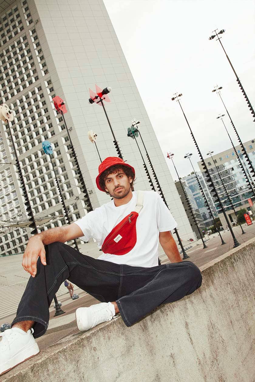 Sac banane Olivia: Léopard fausse fourrure