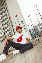 Sac banane Olivia: Laine beige