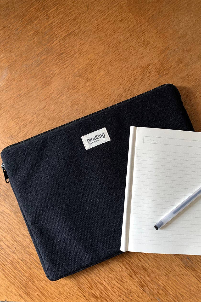 Housse d'ordinateur Ava: Denim gris / M