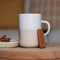 Mug à message 'hello new day' 580ml en grès bicolore