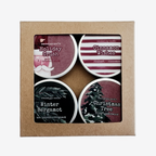 ENSEMBLE CADEAU DE BOUGIES PARFUMÉES EN CIRE DE SOJA DE NOËL: Bergamote d'hiver
