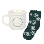 Ensemble de Mug et Chaussettes d'Hiver "Baby It's Cold Outside"