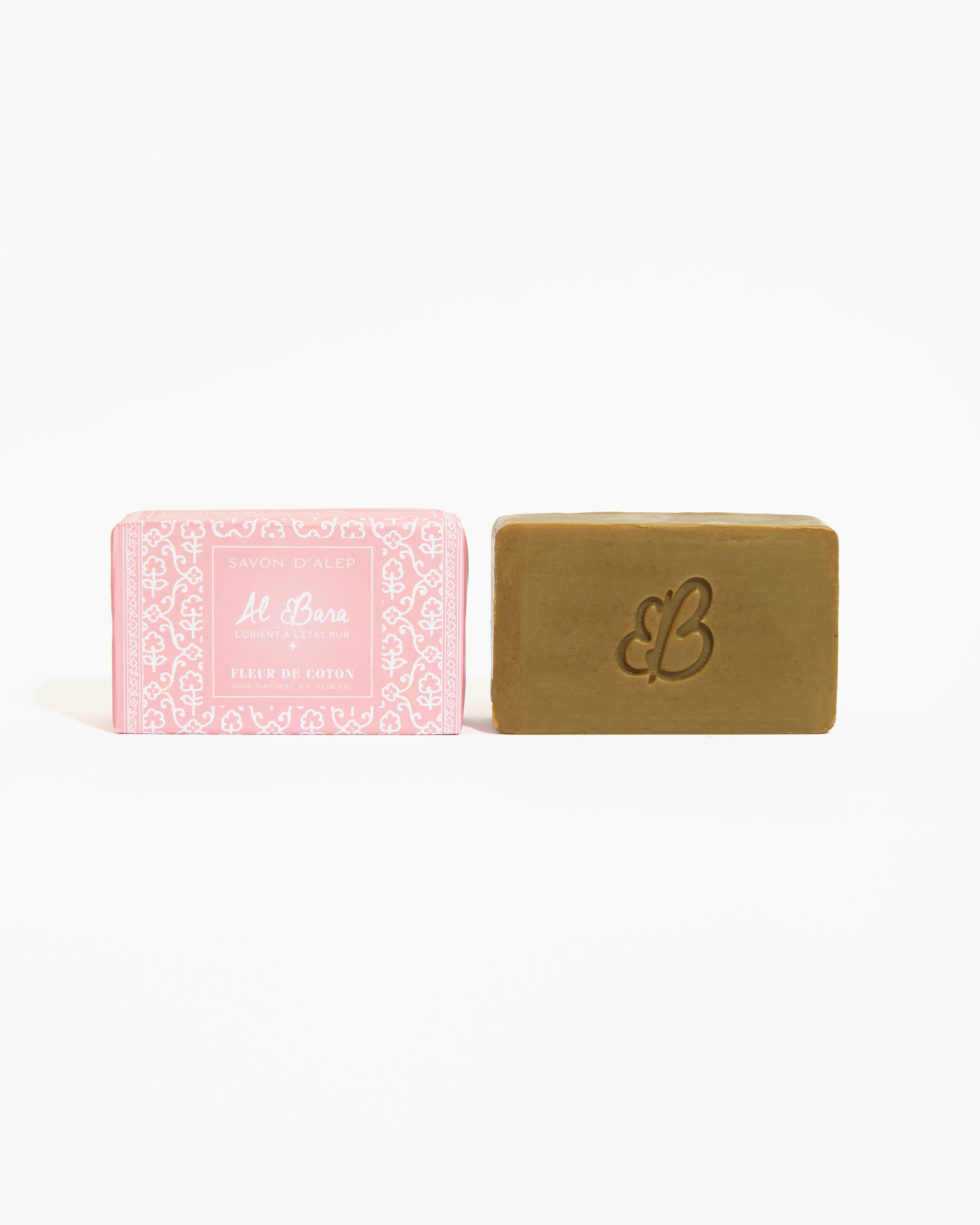 Savon d'Alep parfumé 100g fleur de coton
