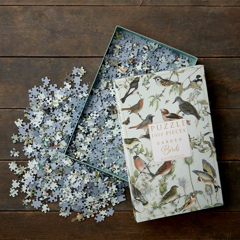 Puzzle Garden Birds 1000 pièces. Fabriqué en Europe