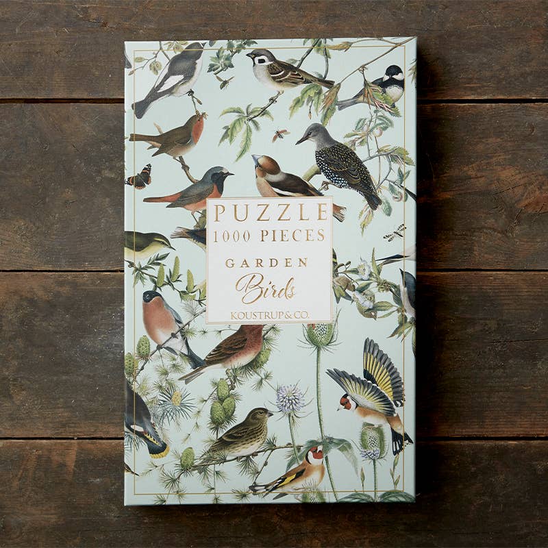 Puzzle Garden Birds 1000 pièces. Fabriqué en Europe
