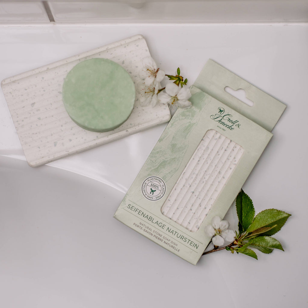 Porte-savon en pierre naturelle déco éco bien-être spa beau chic
