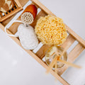 Éponge naturelle durable de la mer Boho bain bien-être spa: Moyen
