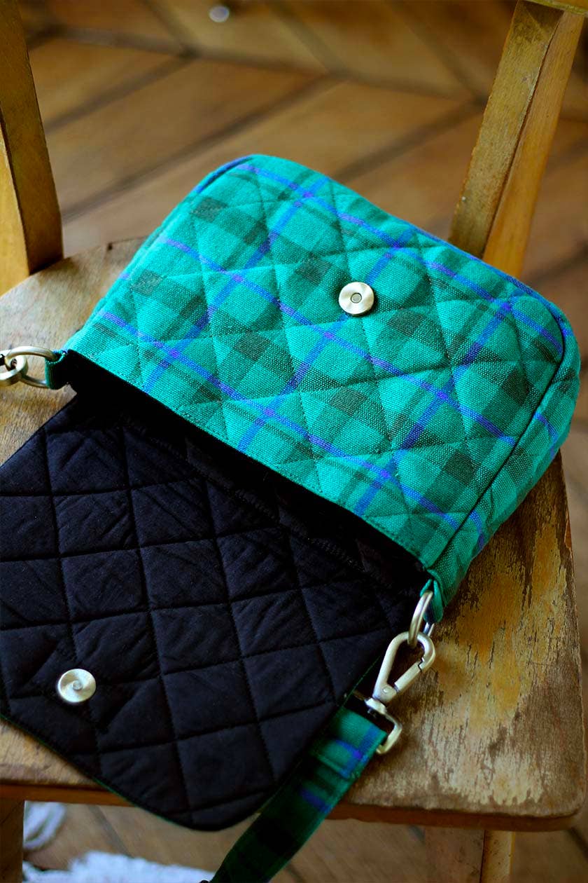 Sac matelassé Margault Olive