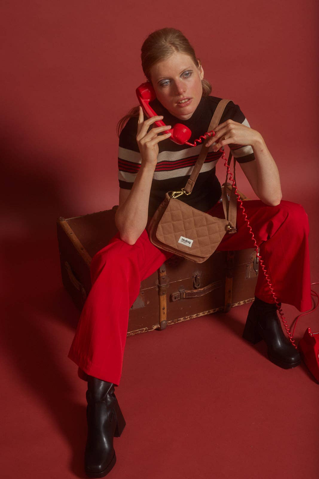 Sac matelassé Margault: Sauge