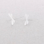 Boucles d'oreilles en acier Libellule: Or