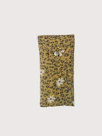 Trousse  lunette / stylo en 100 % coton : Fleur laurier