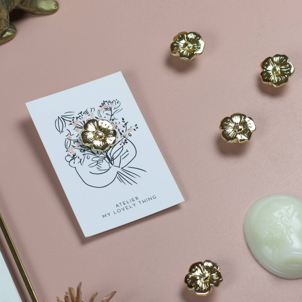 Épingle "Buttercup" en laiton