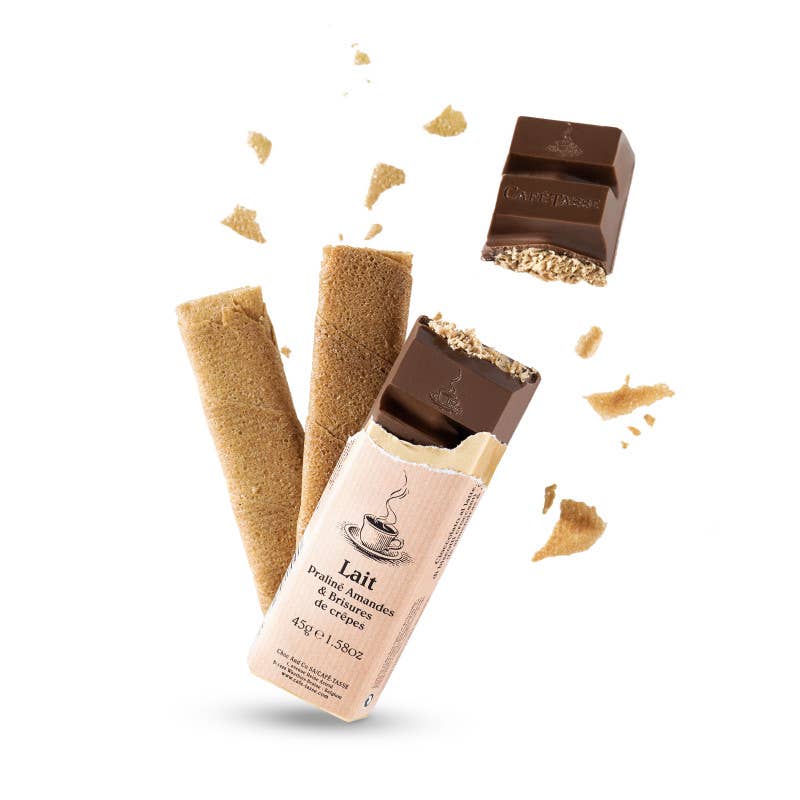 Lait Praliné amandes et brisures de crêpes (bâton, par 15)