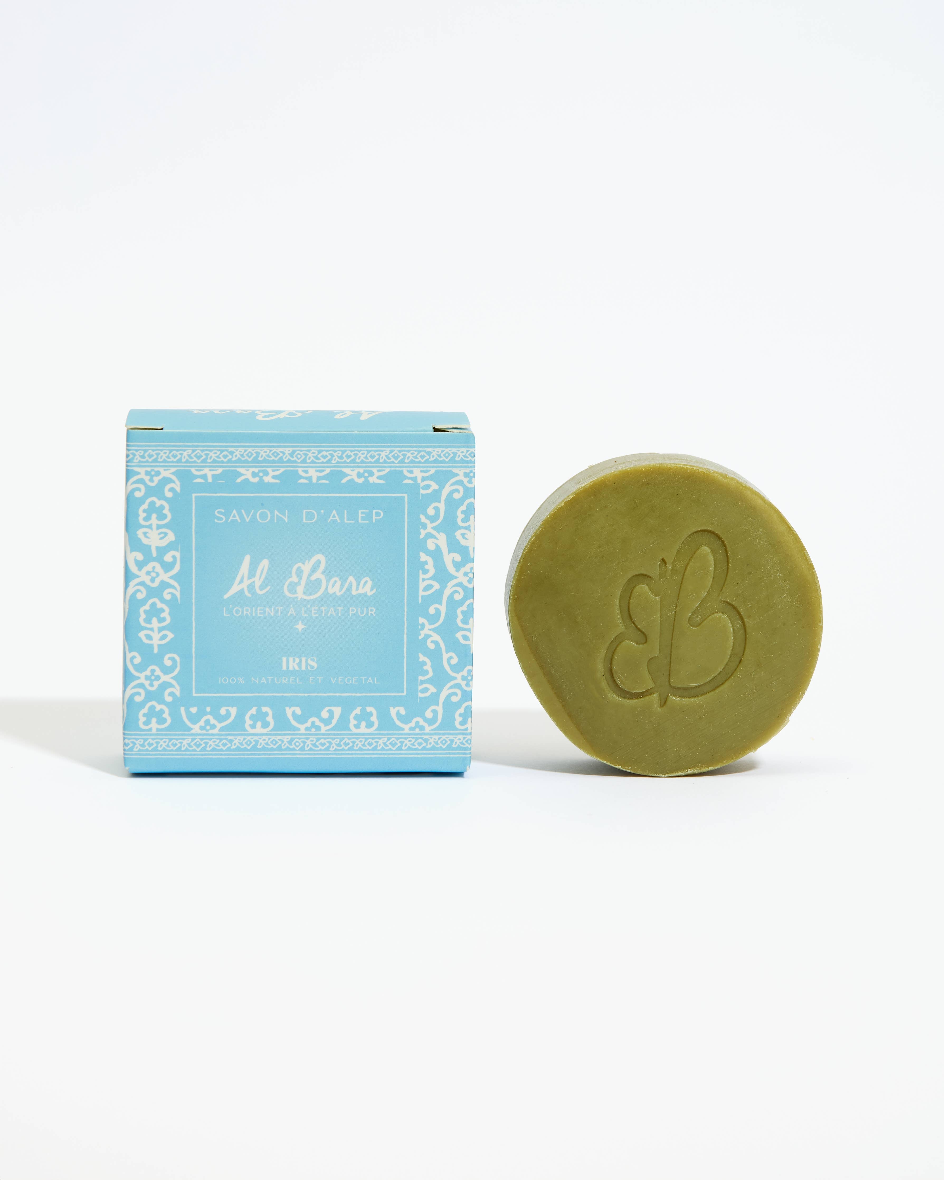 Savon d'Alep parfumé 50g iris