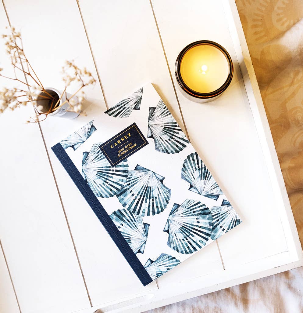 Petit Carnet - Coquilles Bleues 🐚
