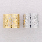 Bracelet tropical ajustable en acier: Or