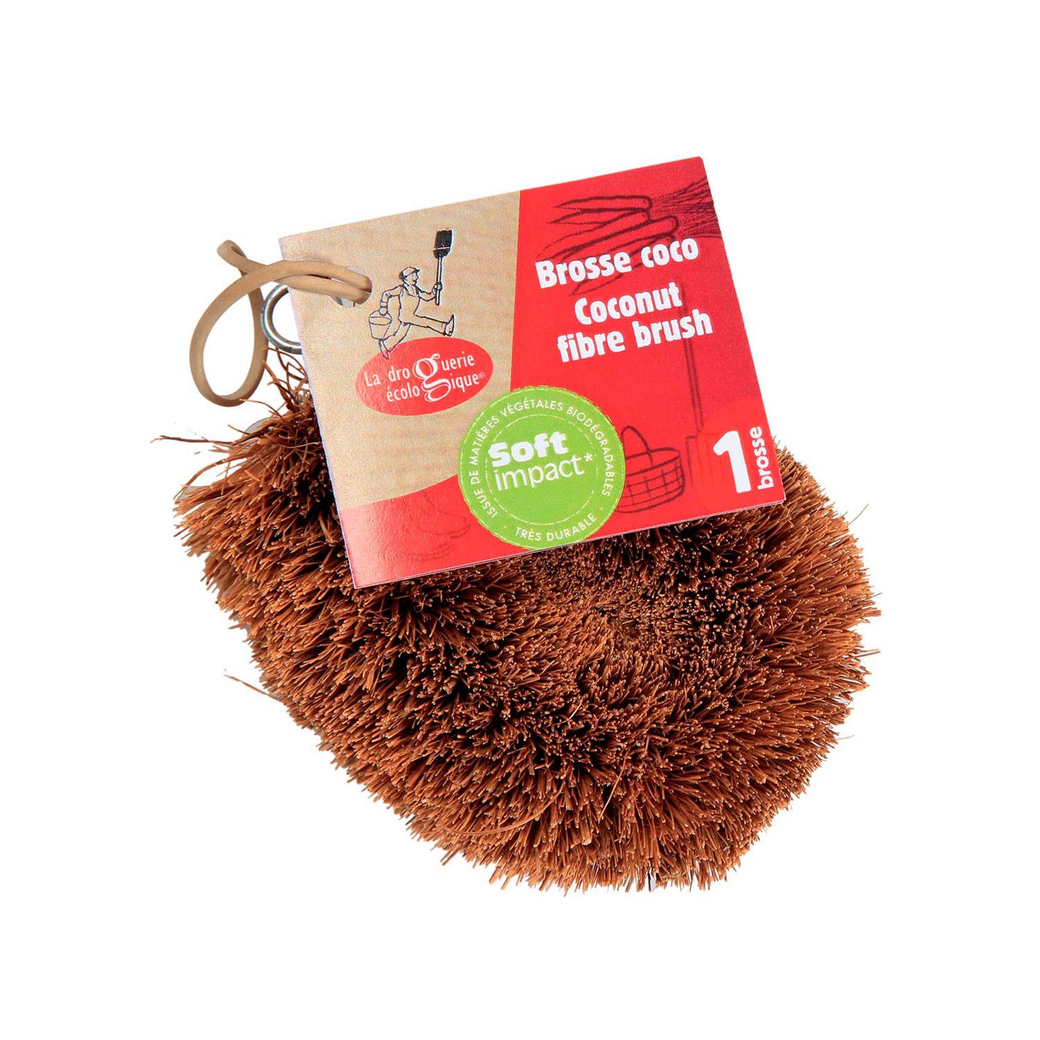 Brosse Coco Recurante Vaisselle - La Droguerie