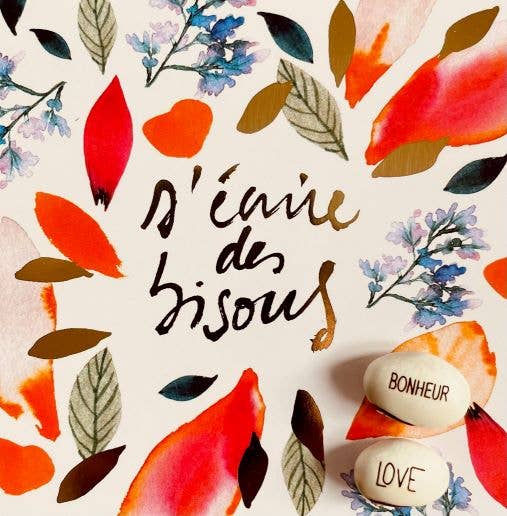 TG02- Carte et 2 graines gravées à planter