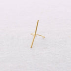 Bague Acier Bâton: Or