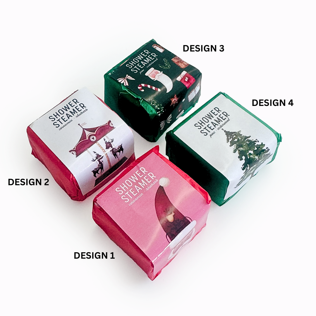 VAPEURS DE DOUCHE DE NOËL EN GROS 50g | Emballage individuel: MIX