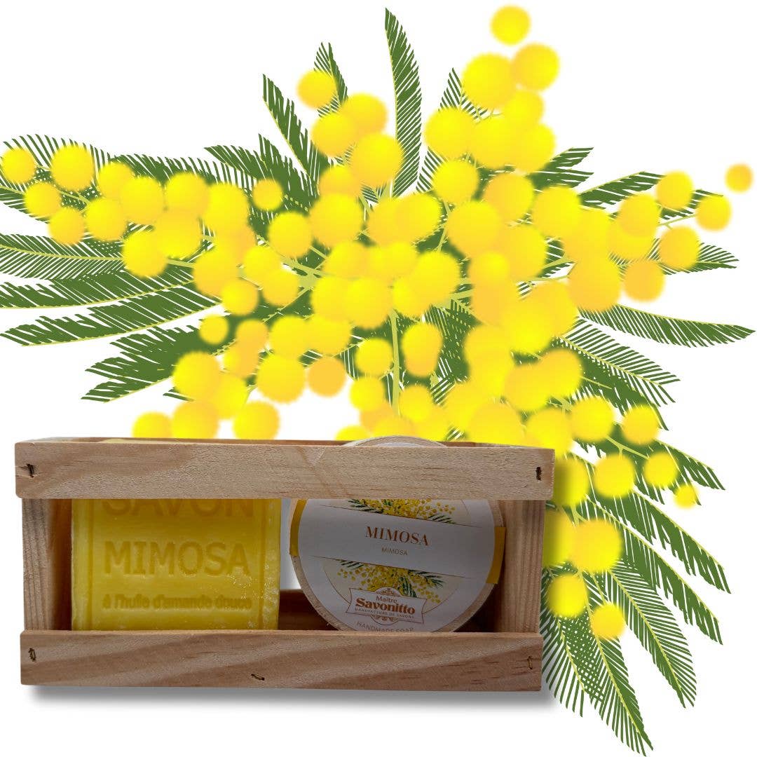 Edition Limitée Coffret Noël Mimosa dans coffret en Bois