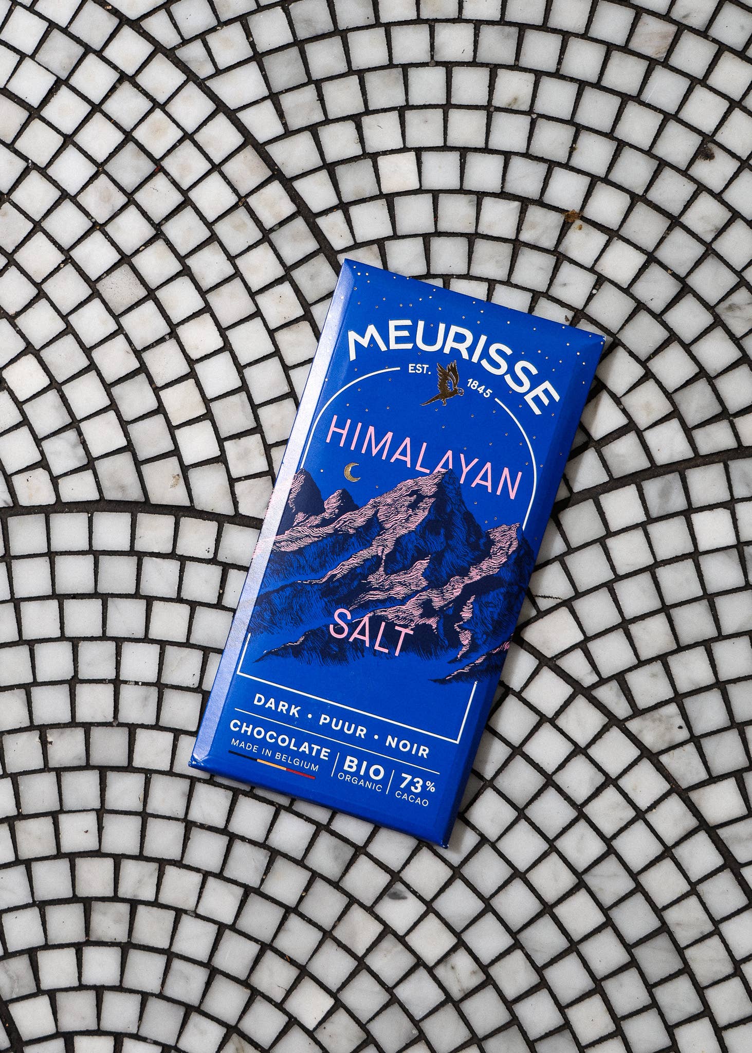 Chocolat noir biologique au sel de l'Himalaya (100g)