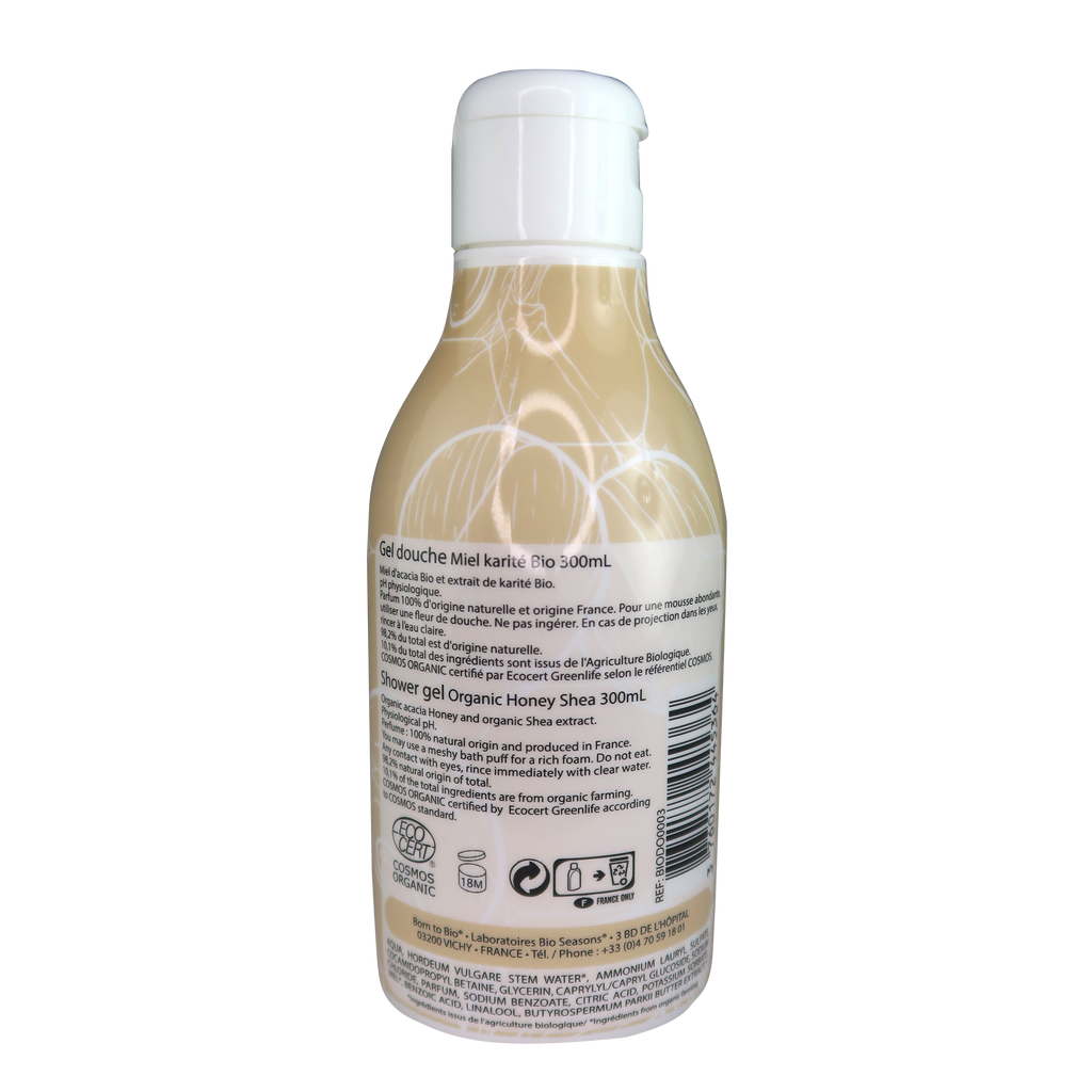 Gel douche Miel Karité Bio Cosmos Organic