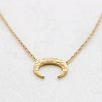 Collier Demi-Lune Acier