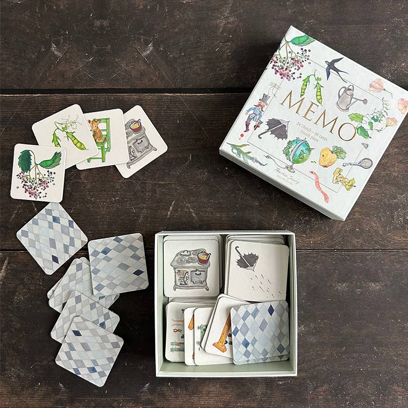 Jeu de mémoire – Joies du jardin. Fabriqué en Europe