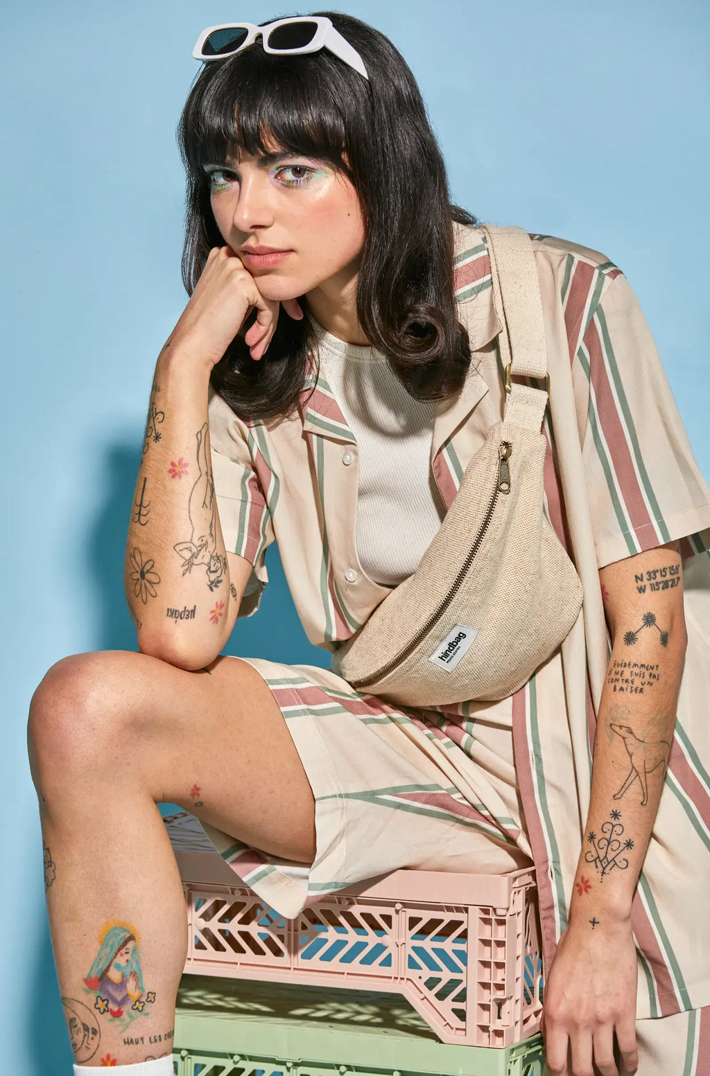 Sac banane Olivia: Blush