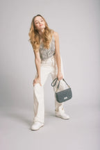 Sac matelassé Margault Bleu électrique