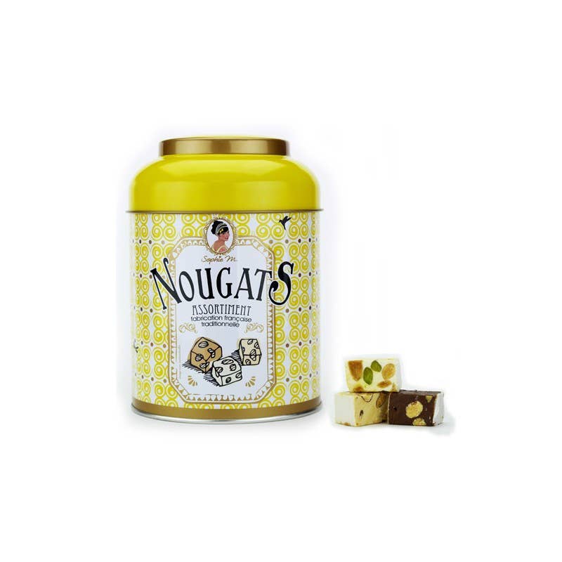 NOUGATS assortis Sophie M - Bte m‚tal dome 170 gr