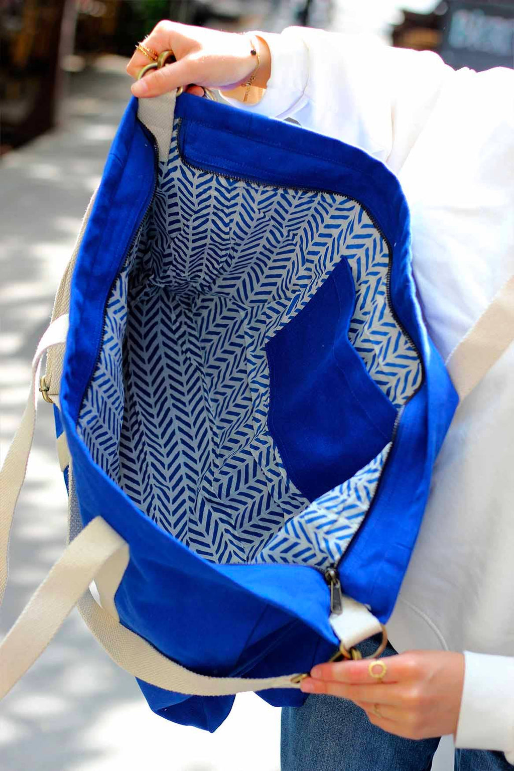 Cabas Jean - 10 coloris - Été: Noir