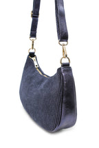 Sac ELEANORE VELOURS - 4134: Noir