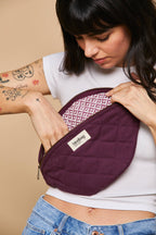 Sac banane matelassé Olivia - 9 coloris: Lilas